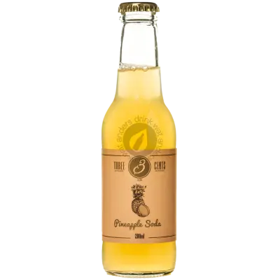 Three Cents Pineapple Soda 24x200ml