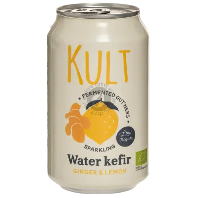 Kult Gember & Lemon Water Kefir BIO 12x330ml
