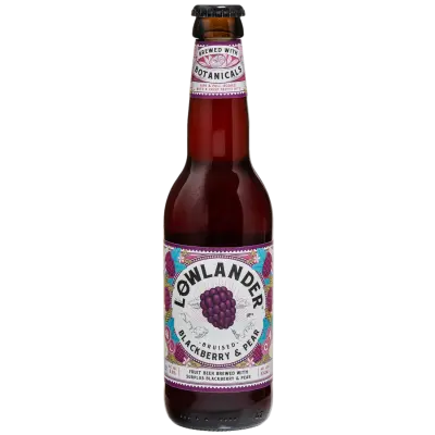 Lowlander Blackberry & Pear bottle