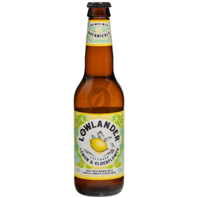 Lowlander Non-alc Lemon & Elderflower bottle