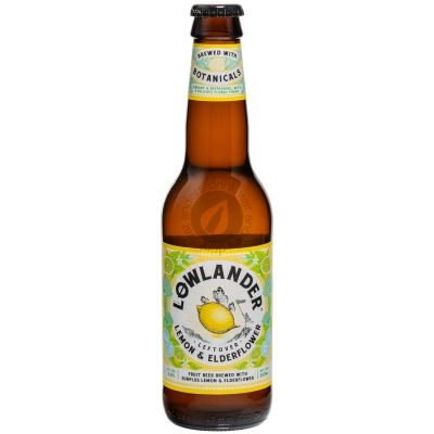 Lowlander Lemon & Elderflower bottle