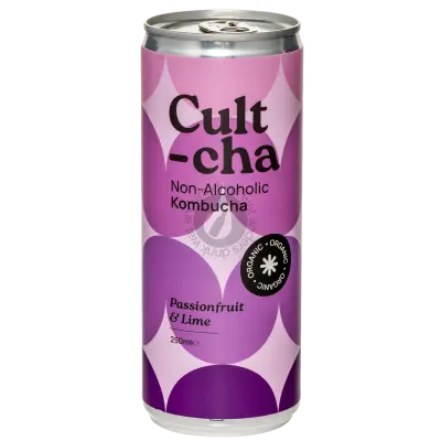 Cultcha Passionfruit Lime Kombucha - Can