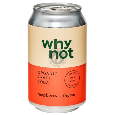 Why Not Rhaspberry Thyme BIO Can 12x330ml
