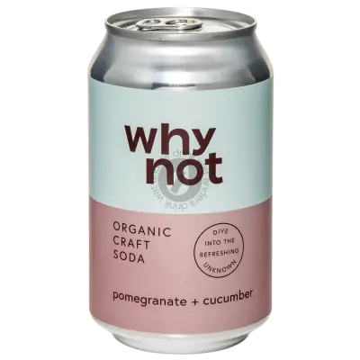 Why Not Pomegranate Cucumber BIO Can 12x330ml 